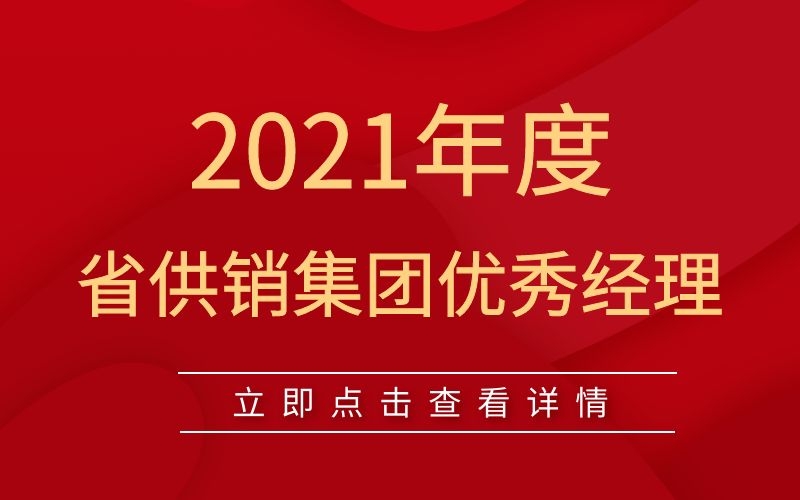 2021年度省DB旗舰集团优秀经理