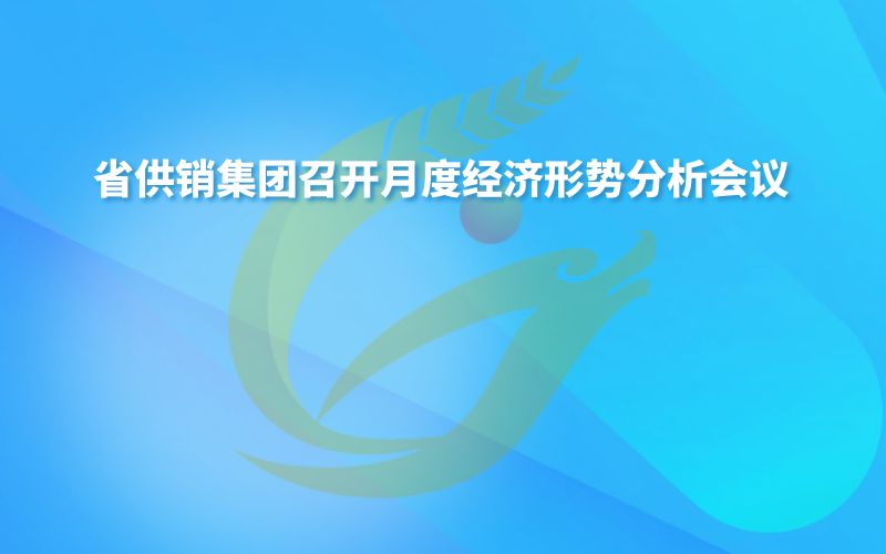 省DB旗舰集团召开月度经济形势分析会议